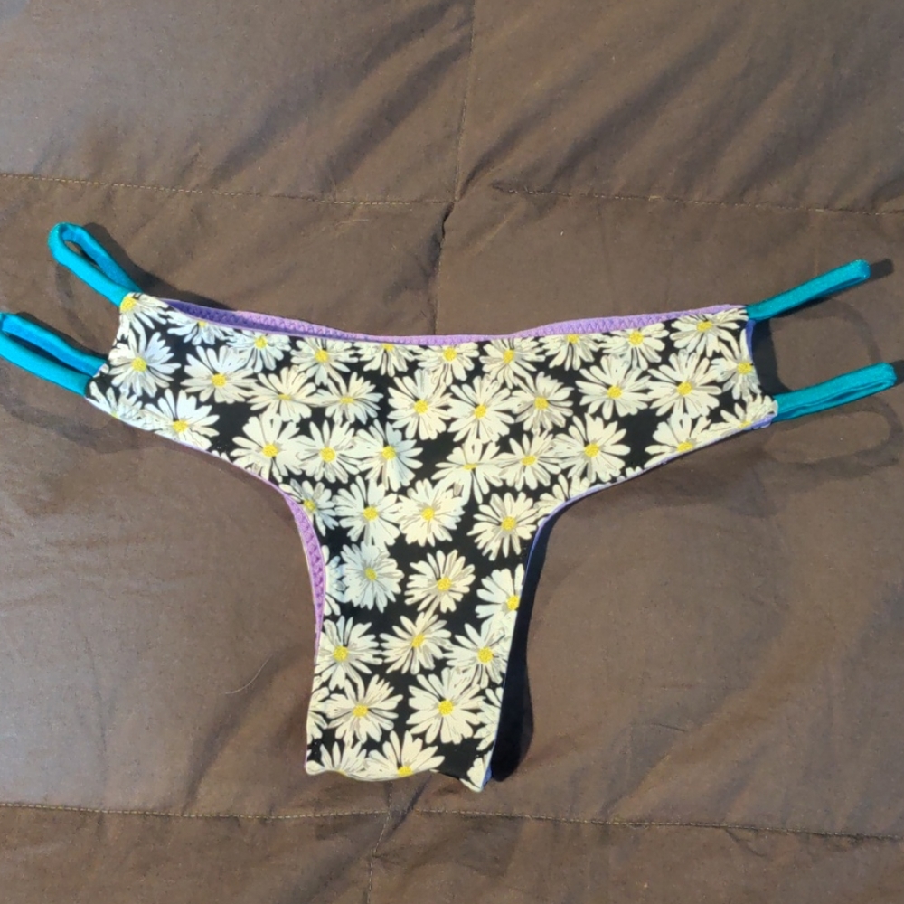 Savage swim bottoms.